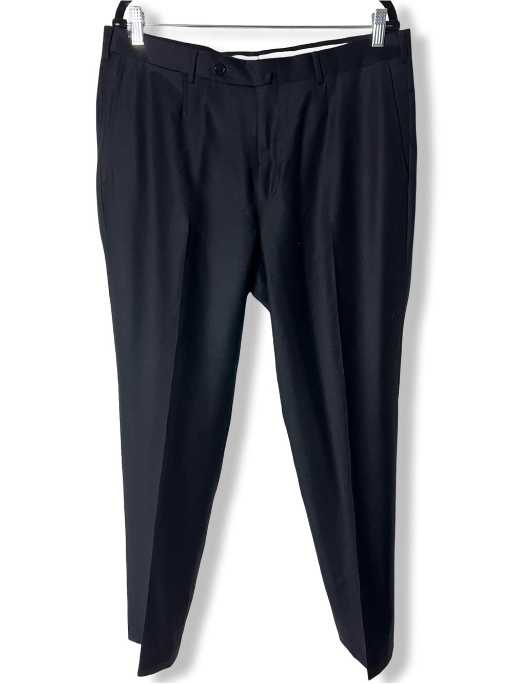 Ermenegildo Zegna Black Wool Dress Pants‎ Trousers Sz. 38